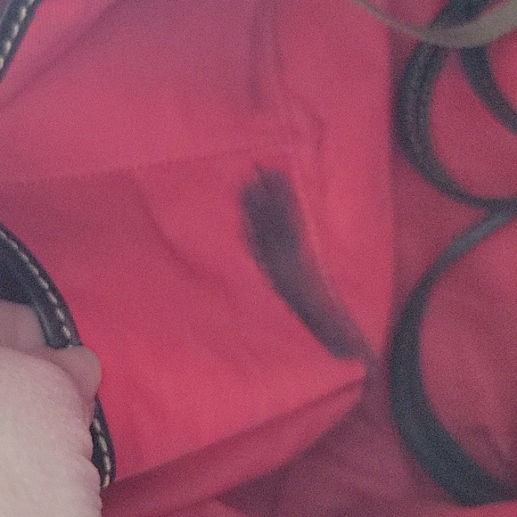 Dooney & Bourke Satchel Brown Chevron Leather - Picture 9 of 9